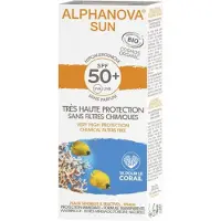 Alphanova Certified Organic Hypoallergenic SUN Cream SPF 50+ Voor HET Gezicht 50 g Huidcrème