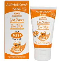 Alphanova Bébé Zeer Hoge Bescherming Zonnemelk Spf50+ Biologisch 50 g Zonnecrème