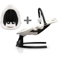 Luvion Babyswing met Extra Tweede Wipstoelhoes - Elektrische Babyschommel - Automatische Wipstoel voor je Baby - Extra uitneembare wasbare swing hoes