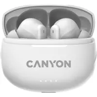 Canyon TWS-8, Draadloze Bluetooth stereo hoofdtelefoon met ruisonderdrukking, 7,5 uur afspelen, 32 uur met oplaadetui