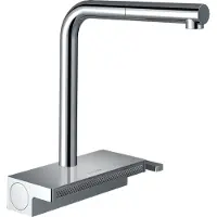 Hansgrohe Aquno Select M81 ééngreeps keukenkraan 250, uittrekbare uitloop, 2jet, chroom