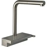 Hansgrohe Aquno Select M81 ééngreeps keukenkraan 250, uittrekbare uitloop, 2jet, rvs look