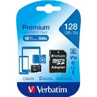 Verbatim Micro SDXC kaart met adapter | | 128 GB
