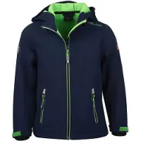 TROLLKIDS - Kid's Trollfjord Jacket - Softshelljack 176, blauw