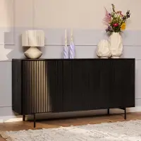 Starfurn Dressoir Madison Zwart 165cm