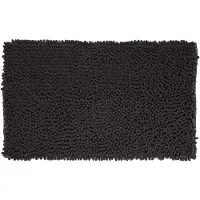 5 Five Chenille Badmat - Zwart, 50 x 80 cm