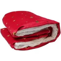 Unique living Plaid Lekker Zacht Met Sterren Motief - Winter Kerst - 150 x 200 cm - Rood