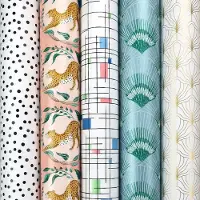 Benza CHARLOTTE assortiment cadeaupapier inpakpapier - 200 x 70 cm - 3 rollen
