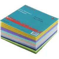 Benza Luxe Enveloppen Assorti Pastel Kleuren 14 x 14 cm - Verpakt Per 50 Stuks (10 x 5 )