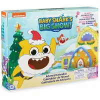 Baby Shark Advent Calendar 24 Babyshark Toys Veelkleurig