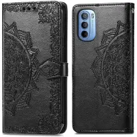 IMoshion Mandala Bookcase voor de Motorola Moto G14 - Zwart