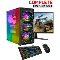 Screenon - Gaming Set - Y54196 - V1 (GamePC.Y54196 + 24 Inch Monitor + Toetsenbord + Muis)