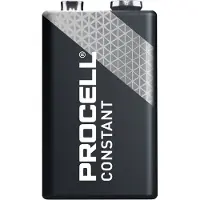 Duracell Procell batterij stapel 9v pc1 604 blister van 10 batterijen