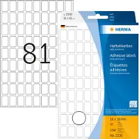 Herma Etiket 2330 10x16mm wit 2592 stuks - 3 stuks