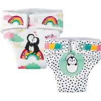 Heless Poppenluiers Penguïn Dots Junior 28-35 Cm Katoen Wit