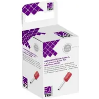 TRU COMPONENTS 8436752 Aderendhülse 1 x 1 mm² 8 mm Teilisoliert Rot 100 St.