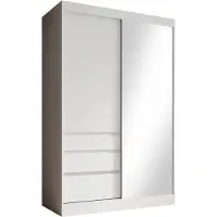 Meubella Kledingkast wit 140x65x216 Garderobekast