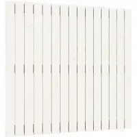vidaXL Wandhoofdbord 95,5x3x90 cm massief grenenhout wit