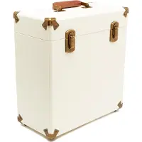 GPO GPO71341 Koffer voor lp-platen 1 Cream/Tan