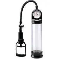 Pump Worx Accu-Meter Penispomp - Doorzichtig