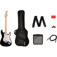 Squier Sonic Stratocaster Pack Black Elektrische gitaar