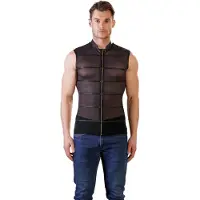 NEK Doorschijnend Shirt Met Wetlook Strepen