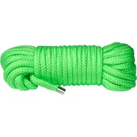 Ouch! - in het donker gloeiend bondage touw (10 m, groen)
