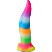 XR Brands Creature Cocks Tongue - dildo - glow in the dark - siliconen - 21cm