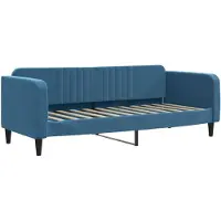 vidaXL Slaapbank 80x200 cm fluweel blauw