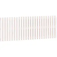 vidaXL Wandhoofdbord 159,5x3x60 cm massief grenenhout wit