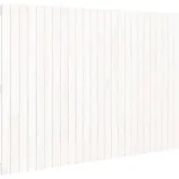 vidaXL Wandhoofdbord 159,5x3x110 cm massief grenenhout wit