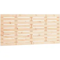 vidaXL Hoofdbord wandmontage 156x3x63 cm massief grenenhout