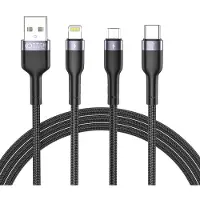 TechProtection Boost 3 In 1 Oplaadkabel 1,2 Meter