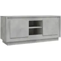 vidaXL Tv-meubel 102x35x45 cm bewerkt hout betongrijs