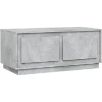 vidaXL Salontafel 102x50x44 cm bewerkt hout betongrijs