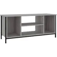 vidaXL Tv-meubel 102x35x45 cm bewerkt hout grijs sonoma eikenkleurig