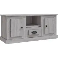 vidaXL Tv-meubel 100x35,5x45 cm bewerkt hout grijs sonoma eikenkleurig