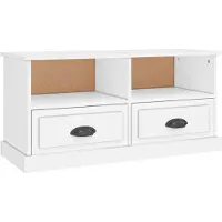 vidaXL Tv-meubel 93x35,5x45 cm bewerkt hout wit