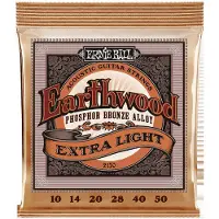Ernie Ball Earthwood Acoustic Phosphor Bronze Extra Light 2150 - Gitaarsnaren voor westerngitaar .010-.050