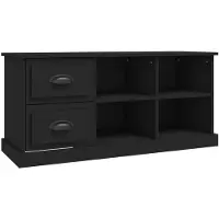 vidaXL Tv-meubel 102x35,5x47,5 cm bewerkt hout zwart