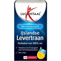 Lucovitaal 2x IJslandse Levertraan 60 capsules