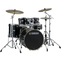 Yamaha JSBP0F5RBL Stage Custom Birch shellset Raven Black