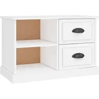 vidaXL Tv-meubel 73x35,5x47,5 cm bewerkt hout wit