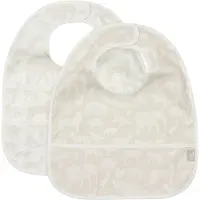Jollein Slab Waterproof Animals Nougat (2pack)