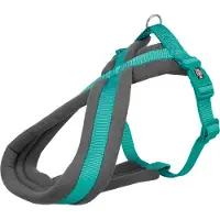 Trixie Premium touwen, gevoerd, maat S: 35-50 cm / 20 mm, kleur oceaanblauw