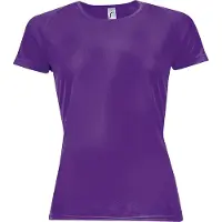 Sols Dames/dames Sportief T-Shirt met korte mouwen (Donkerpaars)