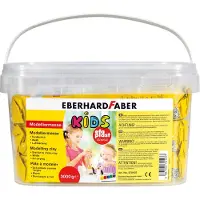 Eberhard Faber boetseerklei - zelfhardend - 3 kg in een emmer - wit - EF-570103