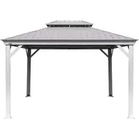 Sojag Paviljoen pergola messina 483x363 cm champagnekleurig