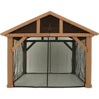 Westmann Mesh muggennet, accessoire voor paviljoen Yukon 1412, zwart