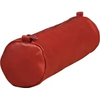 Clairefontaine Age etui rond leer rood groot